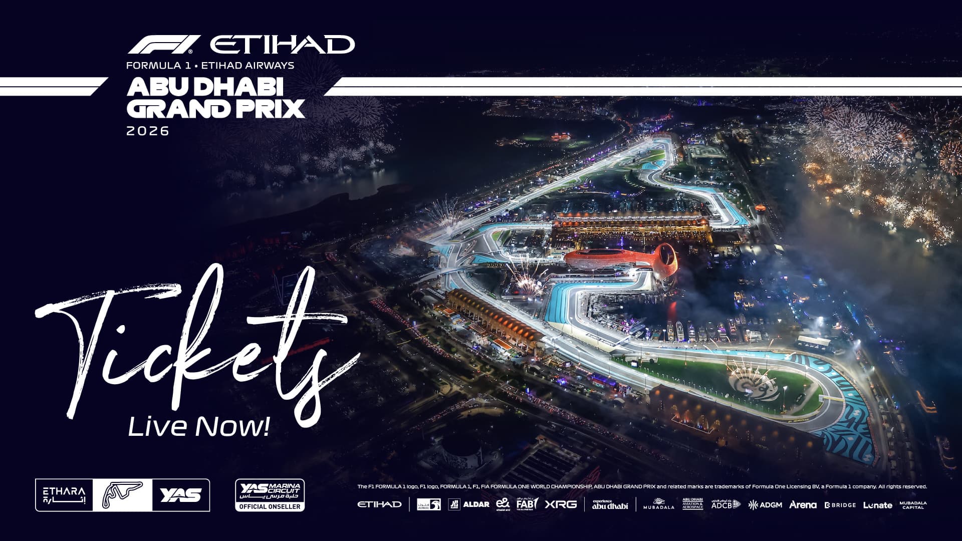 2026 포뮬러 1 에티하드 항공 아부다비 그랑프리 (2026년 12월 3일~6일, Yas Marina 서킷) - 대표 이미지